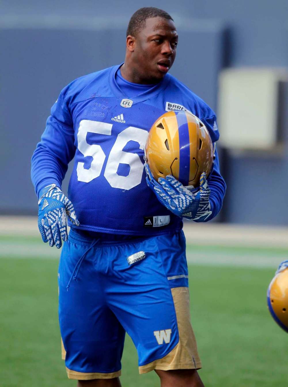 BORIS MINKEVICH / WINNIPEG FREE PRESS FILES
The Winnipeg Blue Bombers have parted with Faith Ekakitie after a little more than a year.