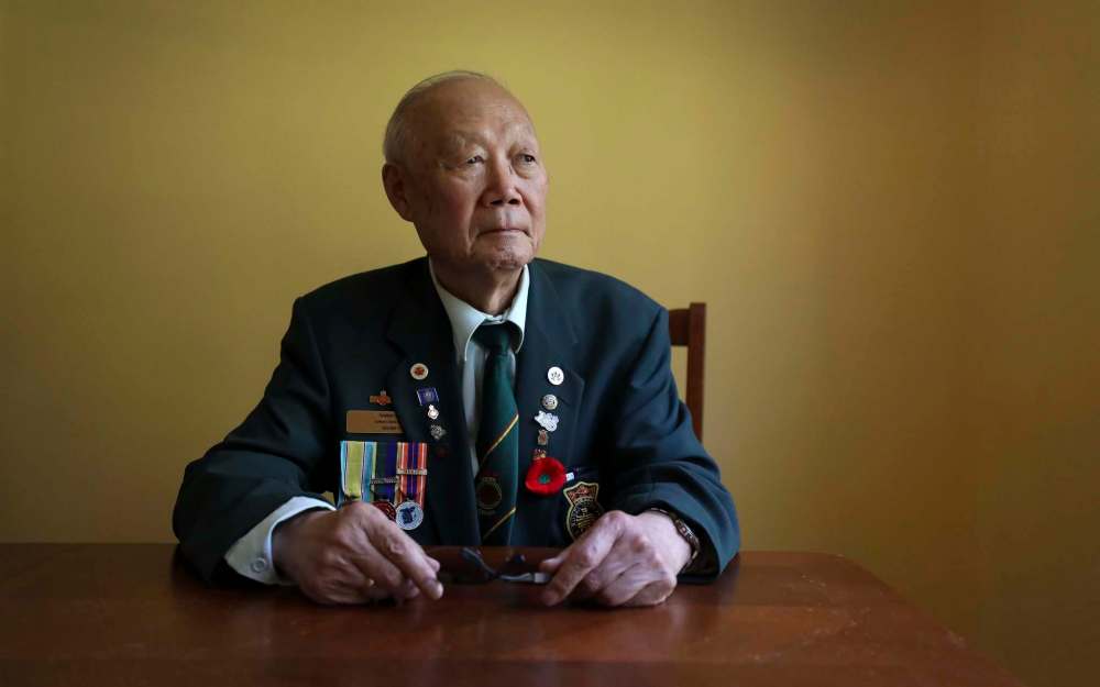 RUTH BONNEVILLE / WINNIPEG FREE PRESS
Mr. Harry Lee, 81, president of Manitoba Korean Seniors Association is hopeful but skeptical that North and South Korea will reunite.