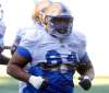 BORIS MINKEVICH / WINNIPEG FREE PRESS
Qadr Spooner works out at Winnipeg Blue Bombers practice at Investors Group Field.