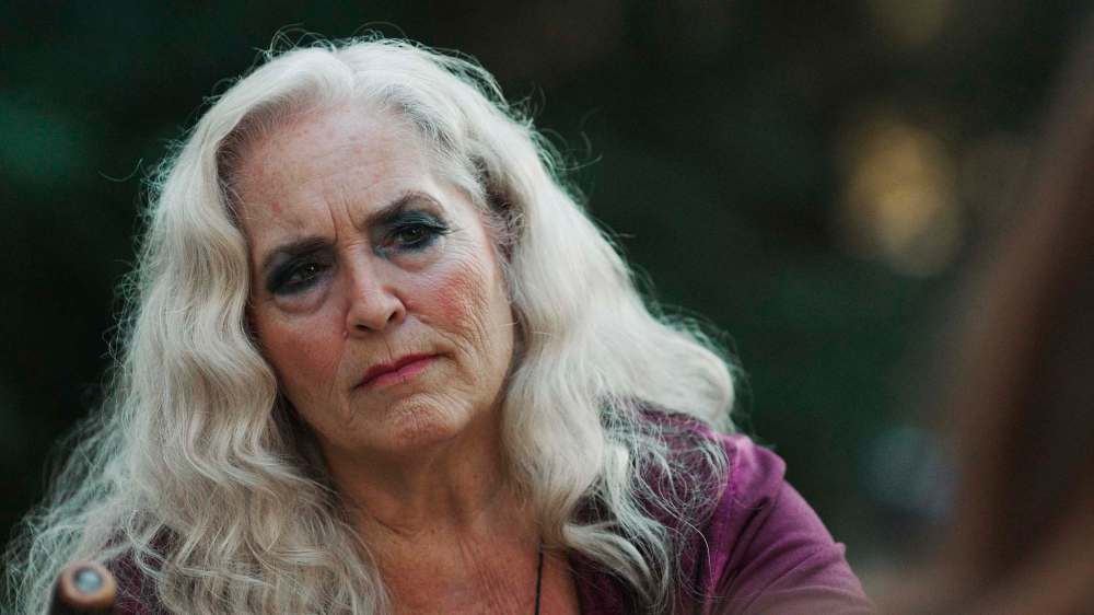 Krisha Fairchild portrays Louise Lispector.