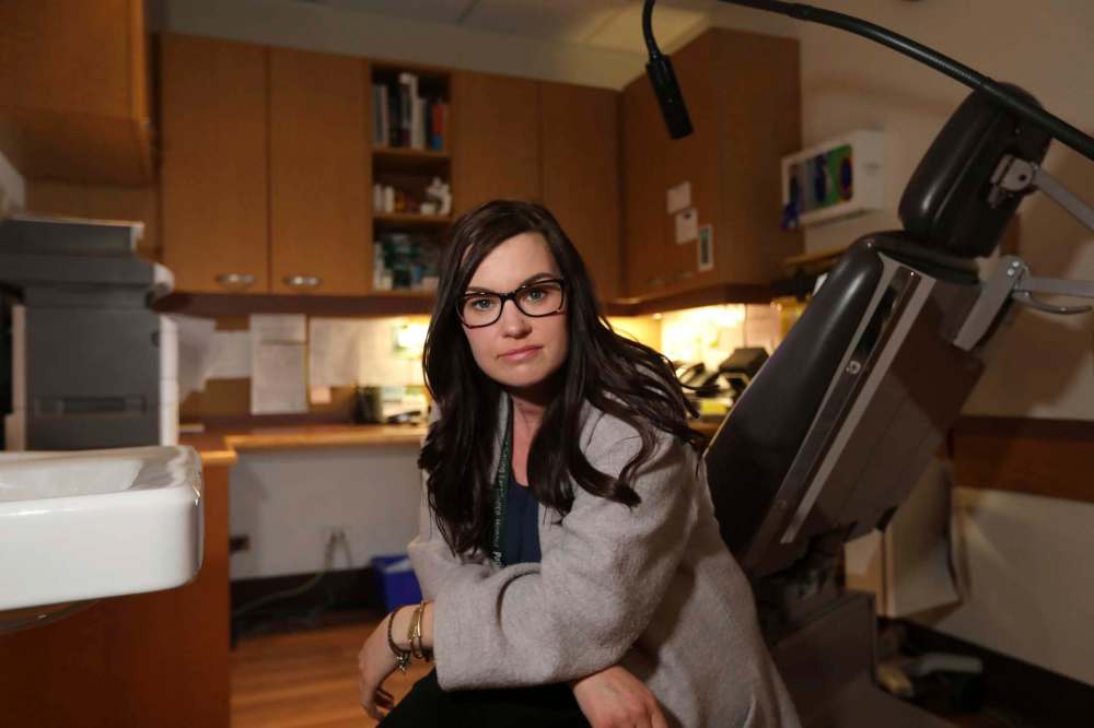 Forensic nurse Ashley Smith says giving control back to patients as soon as possible is a key part of the healing journey. A forensic nurse would have specialized knowledge of the legal system. (Ruth Bonneville / Winnipeg Free Press)