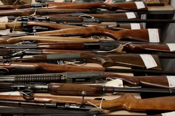 MAGGIE MACINTOSH / WINNIPEG FREE PRESSWinnipeg police have received 98 long guns, 21 air guns, 17 handguns, four other items (including one cannonball), plus an unspecified amount of ammunition so far during June's gun amnesty.