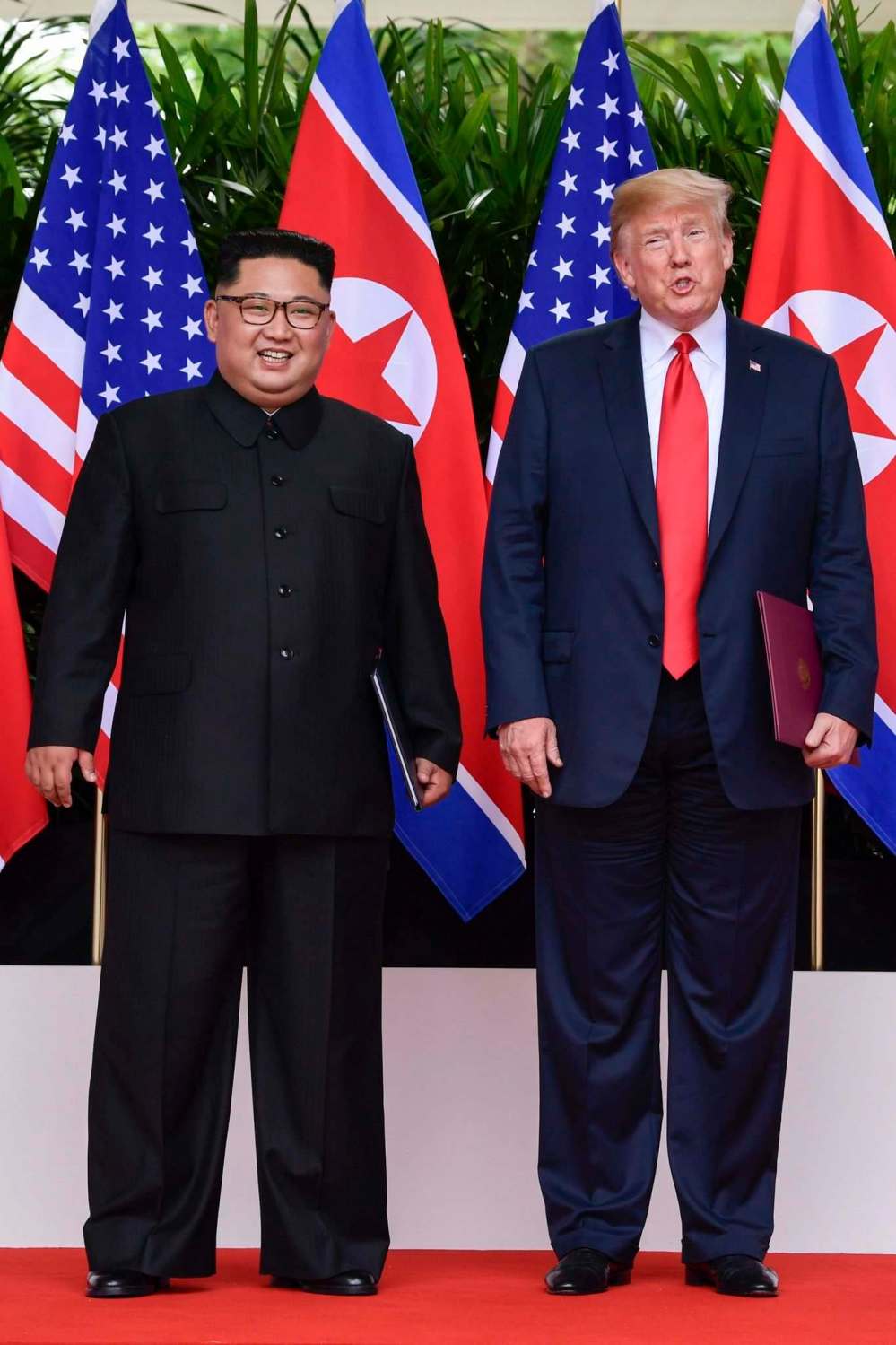 Susan Walsh / The Associated Press
North Korean Leader Kim Jong Un and U.S. President Donald Trump
