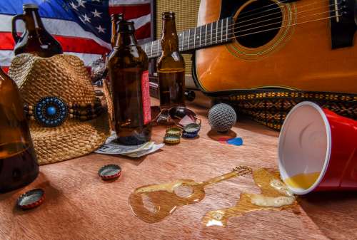Country music and alcohol have gone hand-in0hand for decades. (Bill O'Leary / Washington Post)