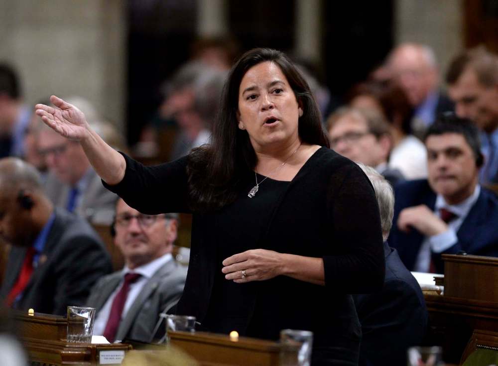 Justin Tang / The Canadian Press files
Federal Justice Minister Jody Wilson-Raybould is just one of the women in cabinet who has been doing a solid job, Sampert says.