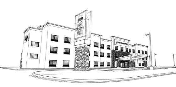 SuppliedThe new Best Western is expected to open in the spring of 2019.