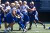MIKE DEAL / WINNIPEG FREE PRESS
The Winnipeg Blue Bombers work on plays during Thursday’s practice at Investors Group Field in preparation for Saturday’s game against the B.C. Lions in Vancouver.
