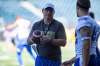 ANDREW RYAN / WINNIPEG FREE PRESS
Winnipeg Blue Bombers coach Paul LaPolice talks to Drew Wolitarsky at practice Tuesday.