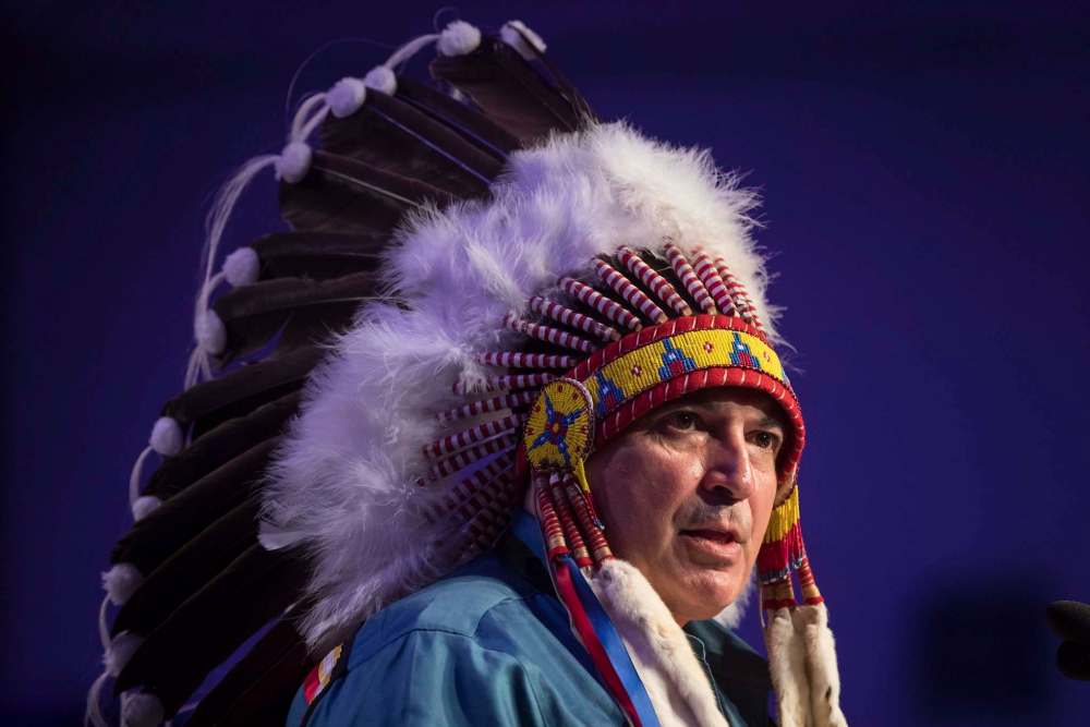 The Assembly of First Nations is a lobby group for decisions made by chiefs, but is National Chief Perry Bellegarde looking to expand what the organization represents? (Darryl Dyck / The Canadian Press)