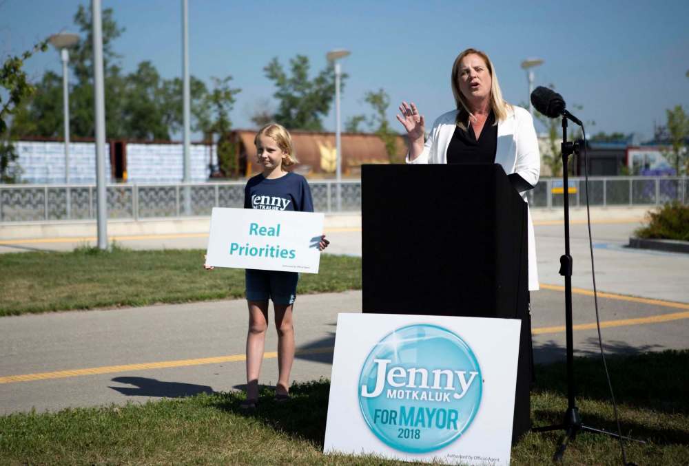 Jenny Motkaluk also pointed to recent news that, six years after its completion, repairs are already being conducted on portions of the line as evidence the project has been handled poorly. (Andrew Ryan / Winnipeg Free Press)
