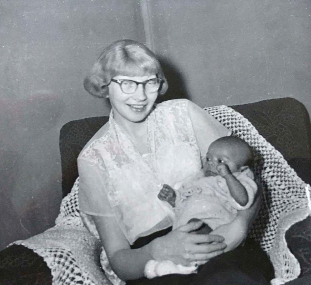 SUPPLIED
Audrey Desmond with her first-born son, Sterling. As part of an inter-racial couple raising four biracial sons in 1950s Winnipeg, Audrey was a champion for human rights and in her own quiet but very direct way, educated people who discriminated against those who were different. Just like her husband’s aunt, Viola Desmond did in Nova Scotia.