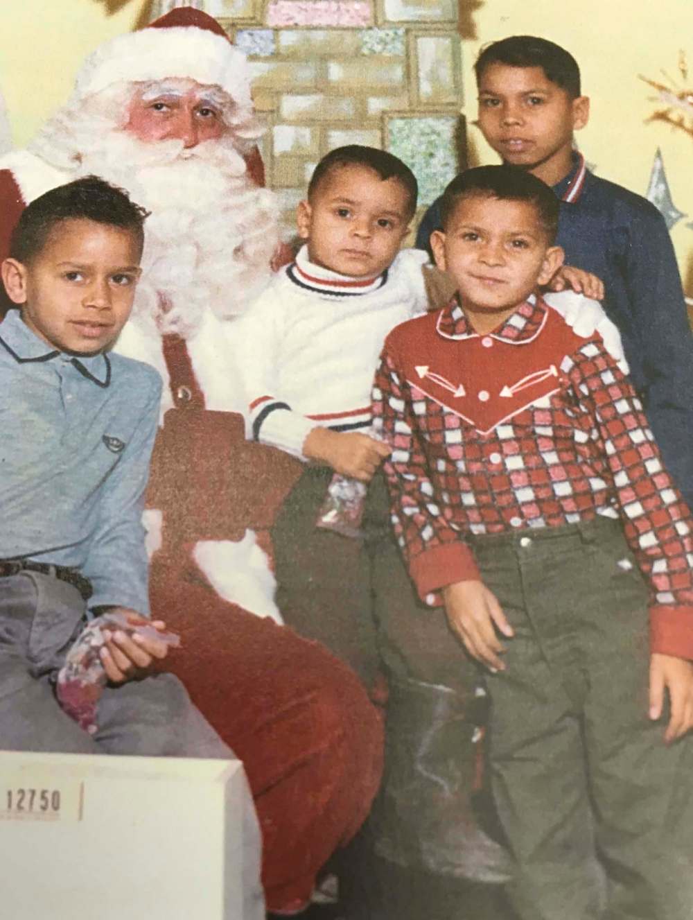 SUPPLIED
Audrey Desmond’s four sons (left to right) Terry, Jamie (white sweater), Lindsay and Sterling (back right). Their great aunt is the famous Viola Desmond who is on the new $10 bill. Their mom was a human rights activist too in her own quiet way, sticking up for her biracial sons.