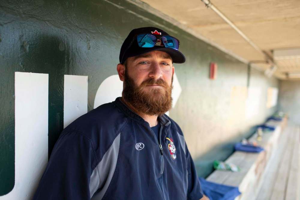 ANDREW RYAN / WINNIPEG FREE PRESS
Winnipeg Goldeyes pitcher Tyler Herron.