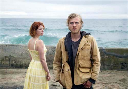 Johnny Flynn (right) plays Pascal, a hunter who sweeps Moll (Jessie Buckley) off her feet in Beast. (Roadside Attractions)