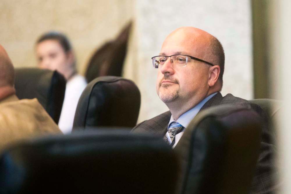 MIKAELA MACKENZIE / WINNIPEG FREE PRESS FILES
Former councillor Russ Wyatt amplified Klein’s allegation, issuing a news release that blamed both the mayor and the provincial government for dropping the ball on the purported Amazon deal.