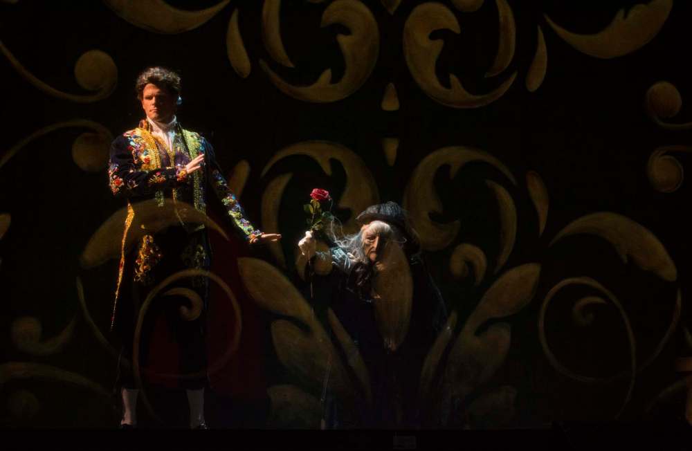Timothy Gledhill as The Beast. (Robert Tinker photo)