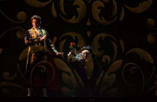Timothy Gledhill as The Beast. (Robert Tinker photo)
