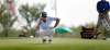 PHIL HOSSACK / WINNIPEG FREE PRESS
Player Cup leader Drew Weaver lines up his last putt of the day at the 18th hole, Saturday afternoon.