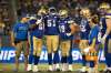 ANDREW RYAN / WINNIPEG FREE PRESS FILES
Jermarcus Hardrick (51) is carried off by Stanley Bryant (66) and Sukh Chungh (69) after being injured in Bombers game action against the Ottawa Redblacks at Investors Group Field on August 17, 2018.