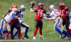 JEFF MCINTOSH / THE CANADIAN PRESS
Stamps QB Bo Levi Mitchell feasted on the Bombers D for 452 passing yards and three TDs.
