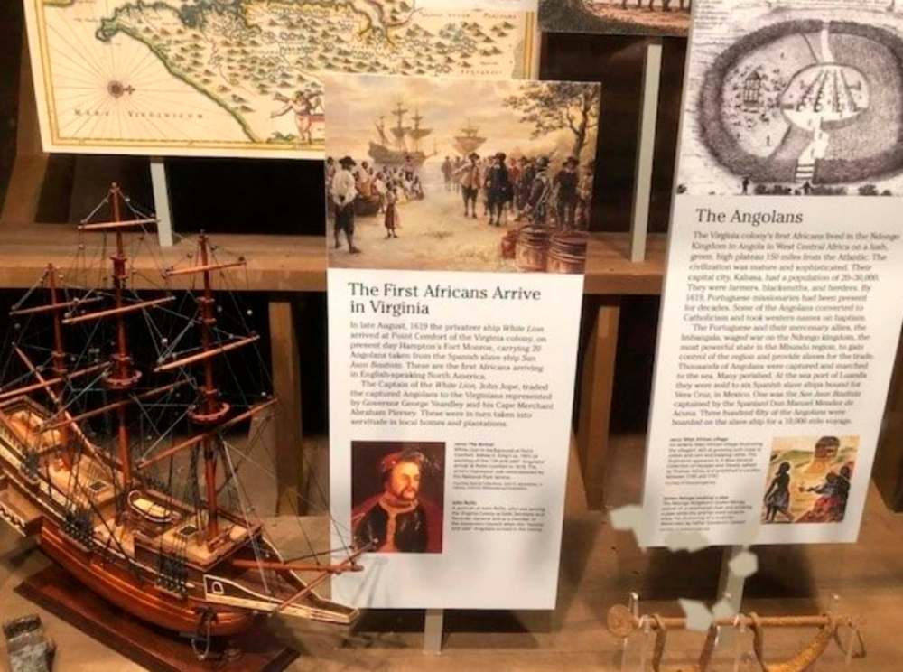 DeNeen L. Brown / Washington Post
The First Africans Arrive in Virginia exhibition at the Hampton History Museum. Next year marks 400 years since their arrival in the colony of what would become Virginia.