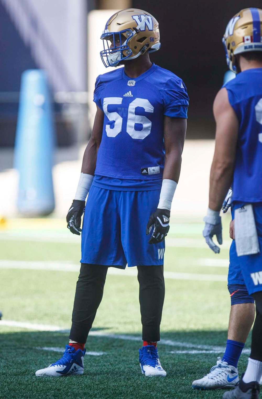 MIKE DEAL / WINNIPEG FREE PRESS
Gerald Rivers played five games with Eskimos.