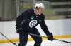 Kristian Vesalainen got in one more skate with fellow prospects Thursday before they headed to British Columbia, where they'll play a pair of games Friday night and Sunday afternoon against Vancouver Canucks prospects. (Ruth Bonneville / Winnipeg Free Press)