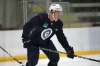 RUTH BONNEVILLE / WINNIPEG FREE PRESS
Winnipeg Jets 2017 first-round draft pick Kristian Vesalainen's line was one of the lone bright spots for the Jets in a game against the Vancouver Canucks prospects in the Young Stars Classic at the South Okanagan Events Centre in Penticton, BC Friday.