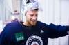 MIKAELA MACKENZIE / WINNIPEG FREE PRESS
Jets goalie Laurent Brossoit speaks to the media at Bell MTS Iceplex on Wednesday.