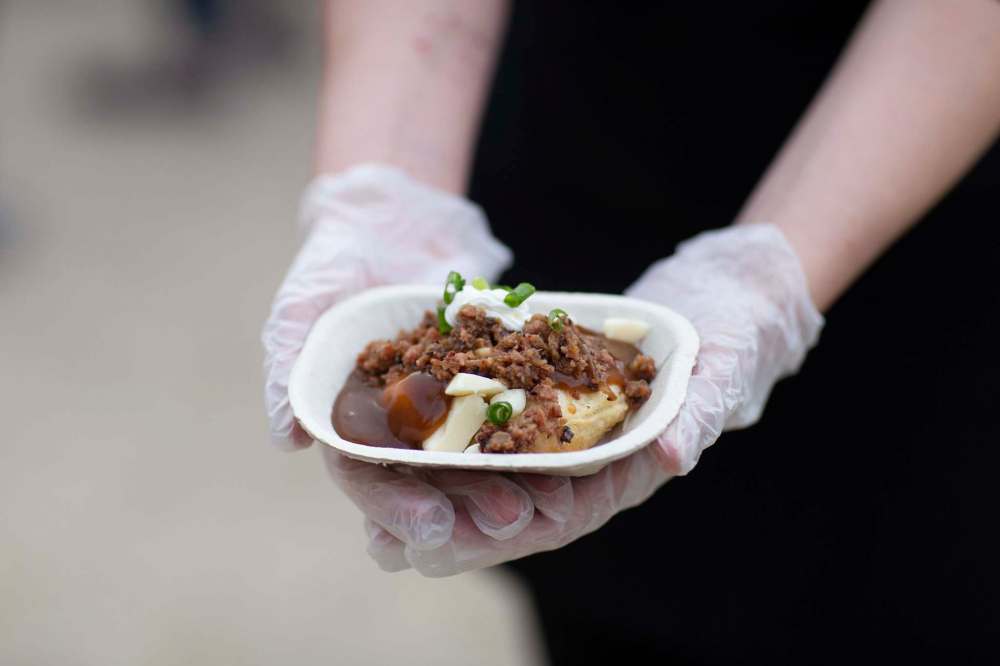 JEN DOERKSEN / WINNIPEG FREE PRESS
The Uktine perogy poutine from Alycia’s.