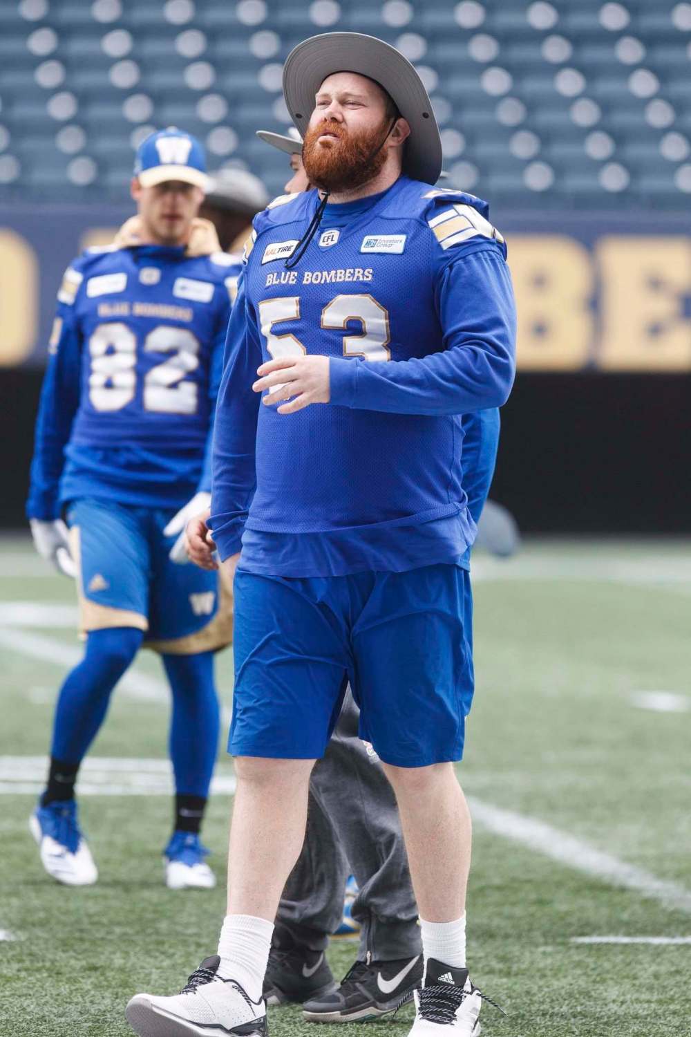 Hardrick is integral to the unit for a few reasons, says Patrick Neufeld. (Mike Deal / Winnipeg Free Press)