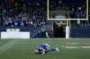 Adam Bighill left the field Friday night favouring his upper right arm. (John Woods / Canadian Press files)