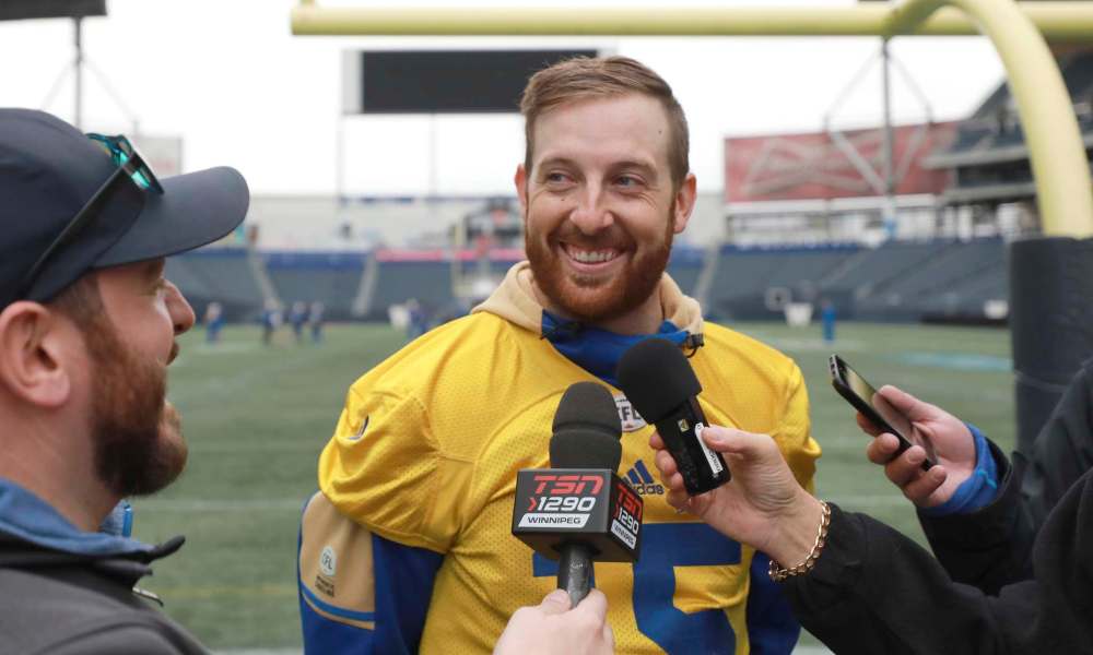 RUTH BONNEVILLE / WINNIPEG FREE PRESS FILES
Winnipeg Blue Bombers quarterback Matt Nichols' return to safe, competent quarterbacking has propelled Blue and Gold back into playoff discussions.