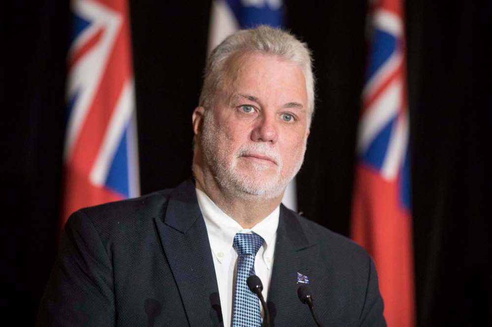 Outgoing Quebec premier Phillippe Couillard. (Chris Young / The Canadian Press files)