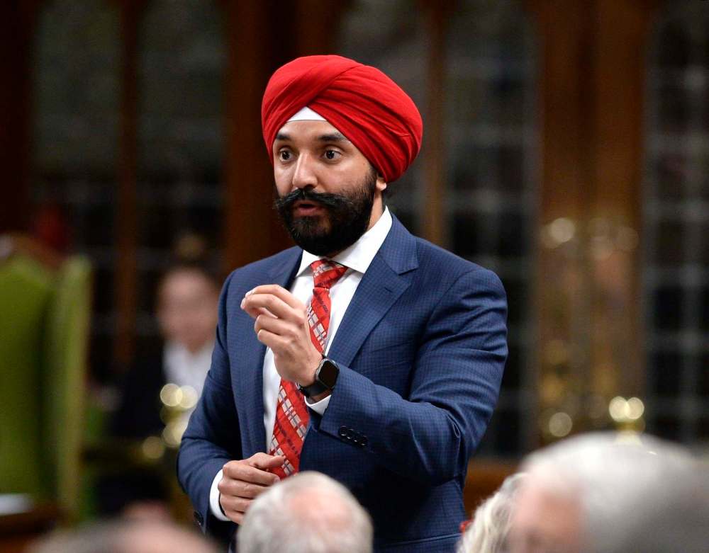 THE CANADIAN PRESS/Justin Tang
Canadian Minister of Innovation, Science and Economic Development Navdeep Bains will be in Winnipeg Wednesday to announce a federal government pledge for $10 million to Manitoba’s aerospace sector.