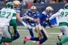 John Woods / The Canadian Press
Winnipeg Blue Bombers quarterback Chris Streveler (17) runs for the first down against the Saskatchewan Roughriders in Winnipeg on Saturday.