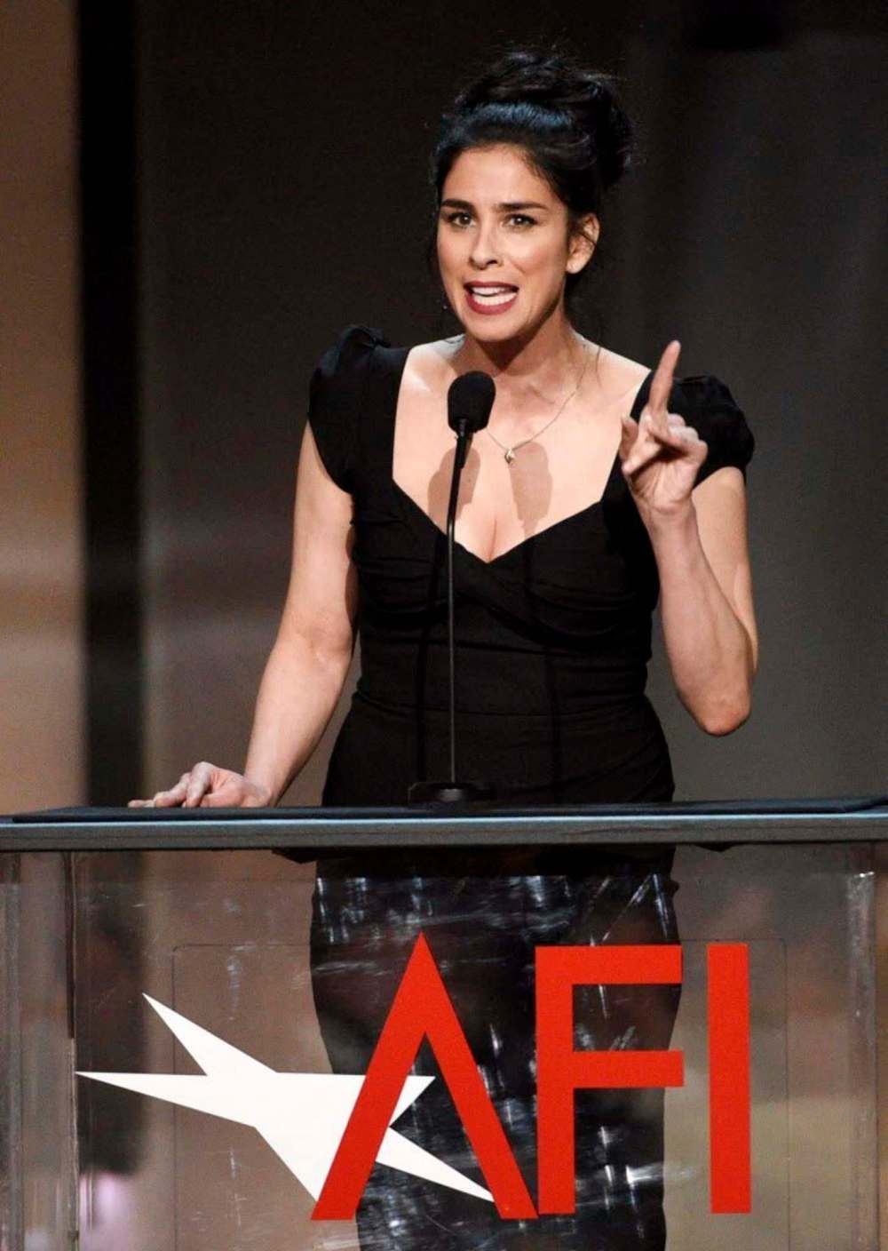 Chris Pizzello / Invision files
Sarah Silverman doesn’t want Louis C.K. questions to follow her around forever.