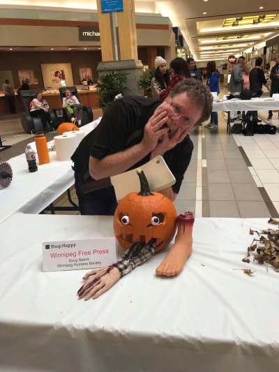 Corey Quintaine
Doug&rsquo;s Gory Gourd was a terrifying masterpiece, but it failed to win a prize.