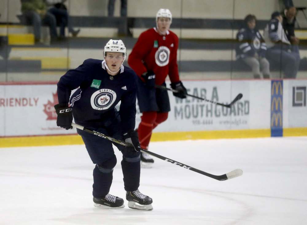 It's a good chance rookie forward Kristian Vesalainen will get the invite to travel to Finland. (Trevor Hagan / Free Press files)