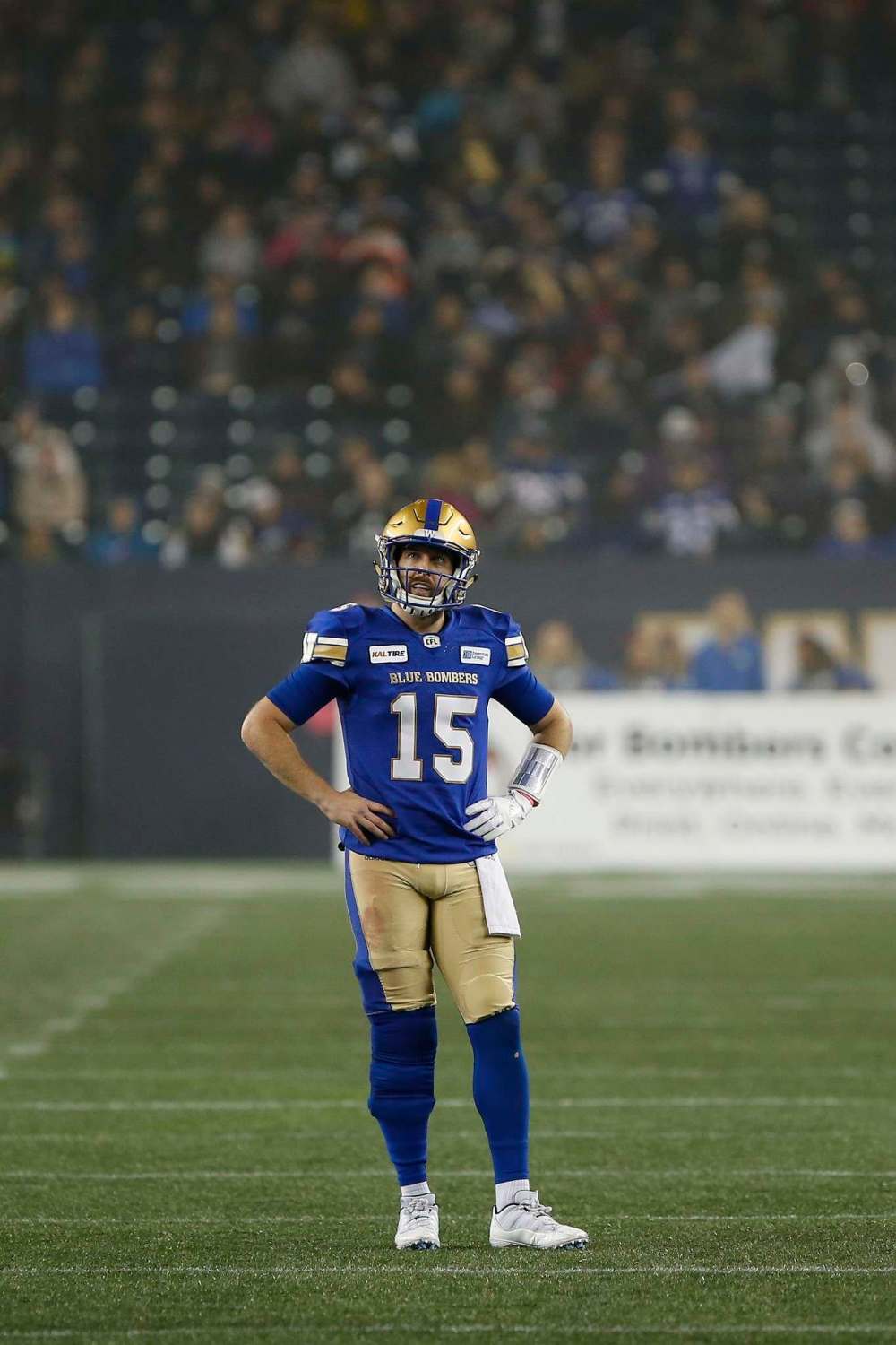 THE CANADIAN PRESS/John Woods
Winnipeg Blue Bombers quarterback Matt Nichols was not happy about the jeers he received during a 44-21 loss to the Ottawa Redblacks.
