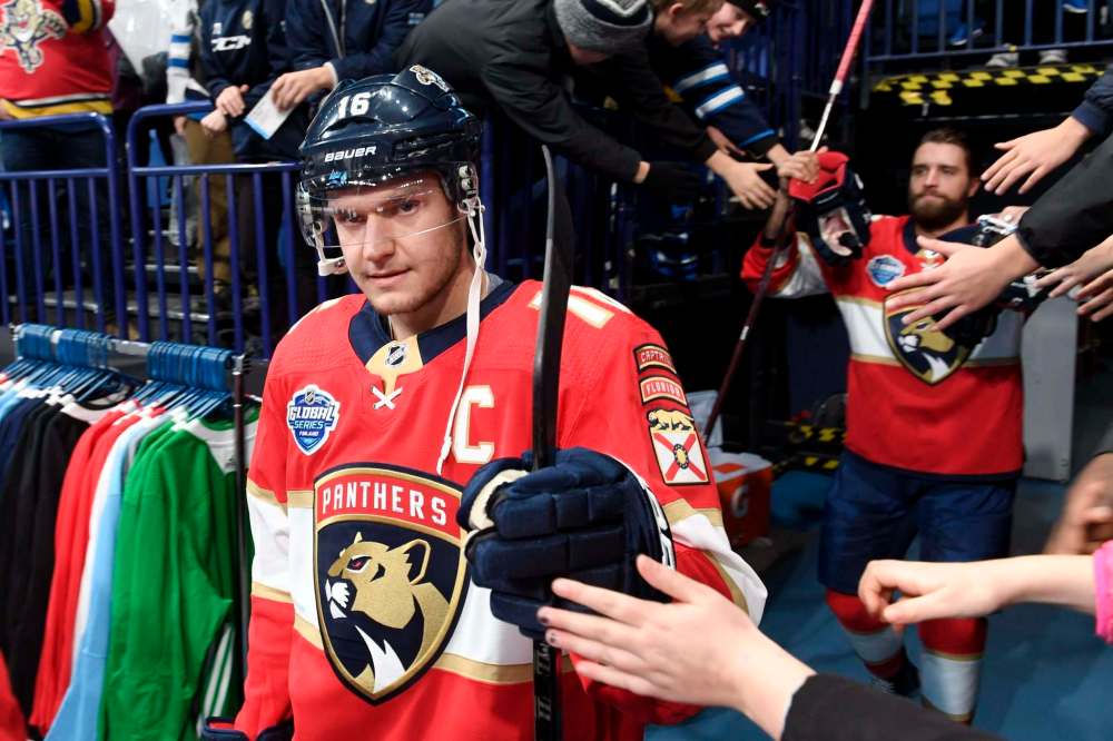 Heikki Saukkomaa / Lehtikuva / The Associated Press
Panthers captain Aleksander Barkov