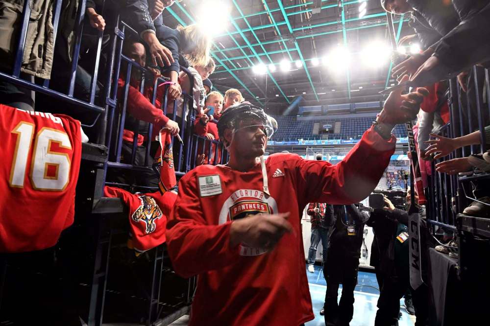 Florida captain Aleksander Barkov is from Tampere, about 180 kilometres north of Helsinki. (Martti Kainulainen / Lehtikuva)