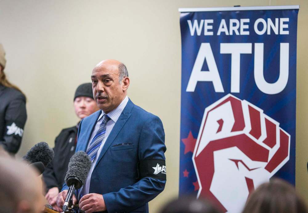 MIKAELA MACKENZIE / WINNIPEG FREE PRESS FILES
Aleem Chaudhary, president of the Amalgamated Transit Union that represents City of Winnipeg Transit drivers.
