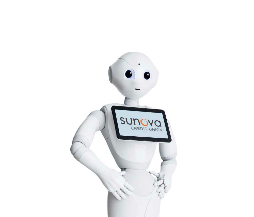 Supplied
The robot recently hired by the credit union will help enhance the customer experience.