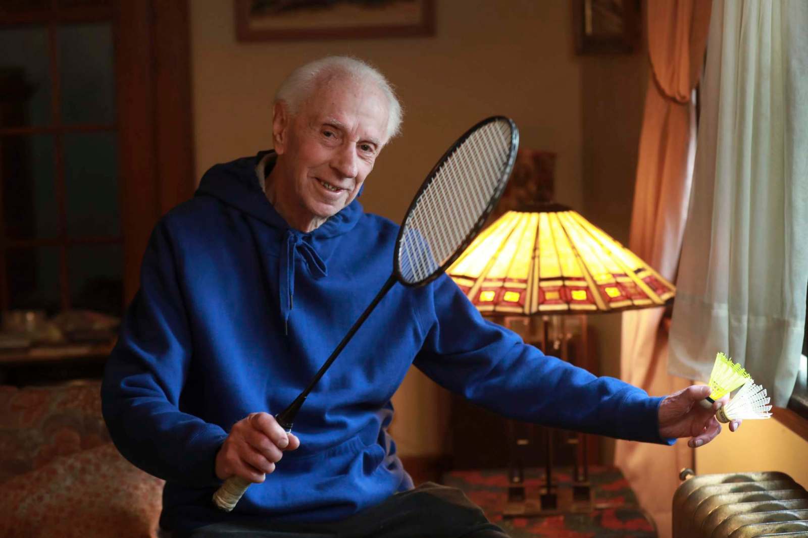 RUTH BONNEVILLE / WINNIPEG FREE PRESS SPORTS
Holocaust survivor, Dr. Stefan Carter is the recipient of the Badminton Manitoba Sport for Life Award.