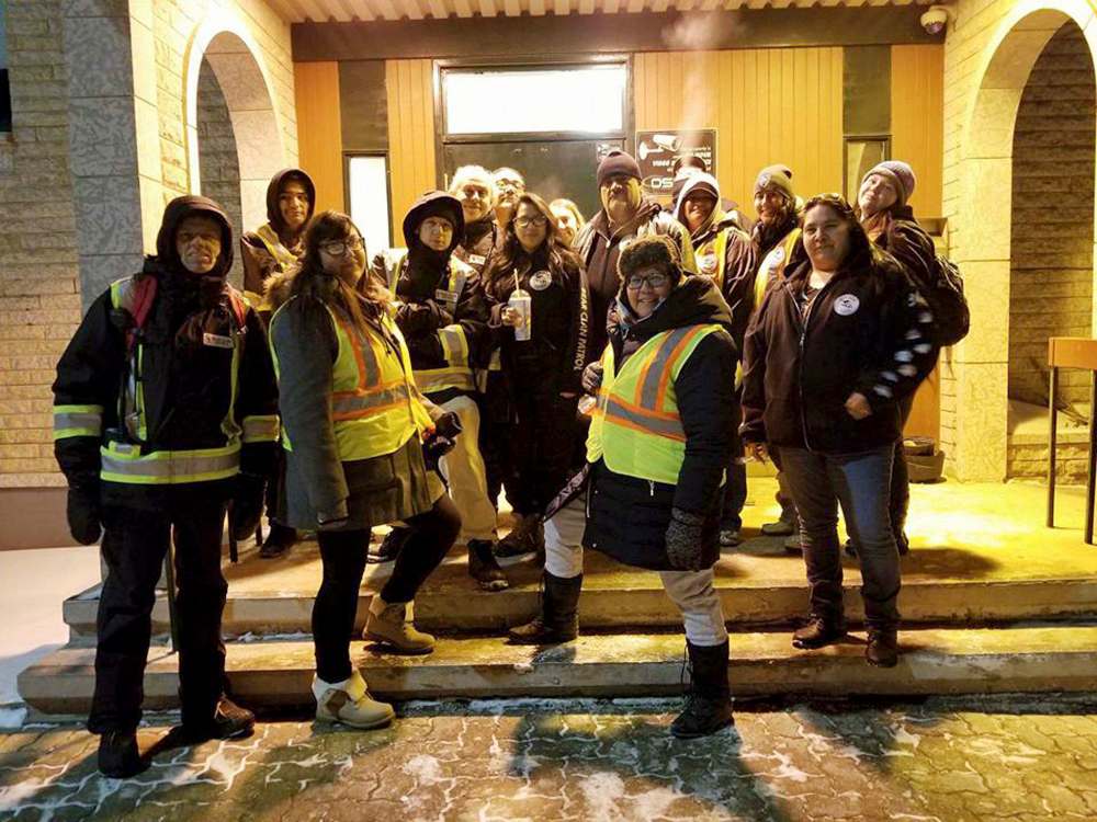 McLeod says the group used the funding for “gloves that you can pick up sharps with, vests so you can be seen at night, flashlights so they can look for people who are hidden and freezing in the evening.” (Facebook photo / Free Press files)