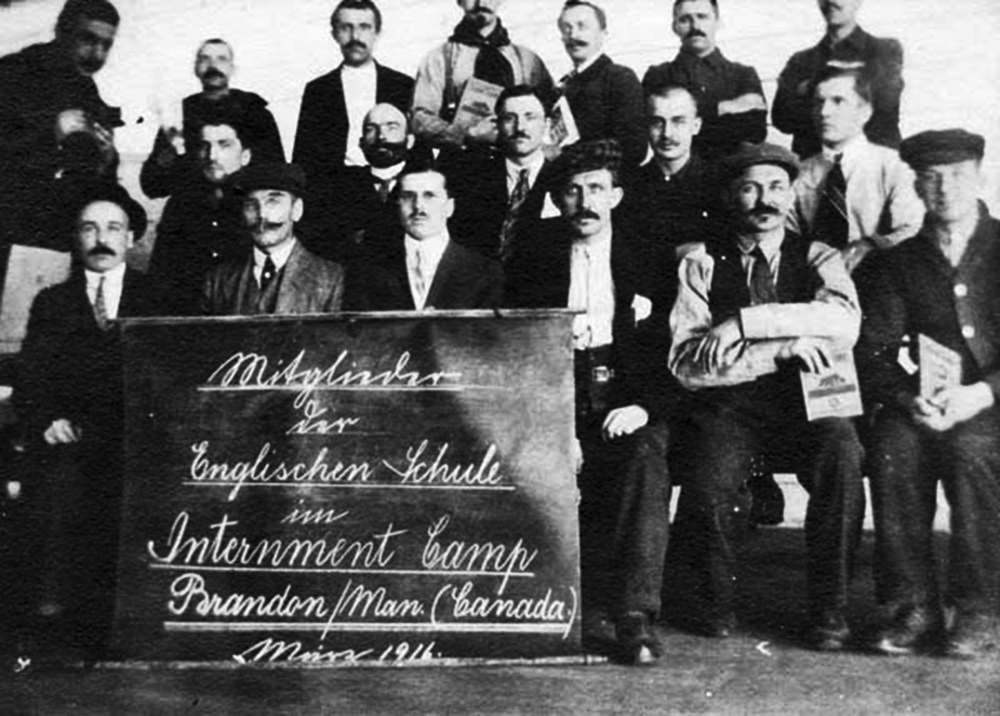 SUPPLIED
A photo of Ukrainian internees in Brandon.