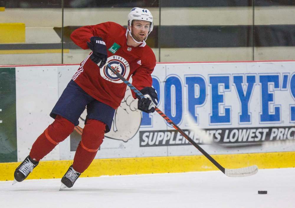 MIKE DEAL / WINNIPEG FREE PRESS
Winnipeg Jets' Josh Morrissey turns the puck over in the neutral zone just 7.4 per cent of the time — one of the best marks in the league.