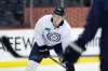 JOHN WOODS / WINNIPEG FREE PRESS
Winnipeg Jets' Kristian Vesalainen (93) waits for the pass at practice in Winnipeg on Sunday, November 18, 2018.