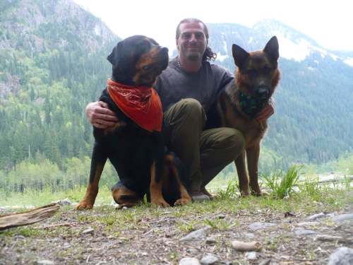 SUPPLIED
Zoophile and tech entrepreneur Douglas Spink, pictured hiking with two of his dogs, was arrested in a 2010 raid and accused by U.S. authorities of running a commercial bestiality farm on his property in Washington state.
